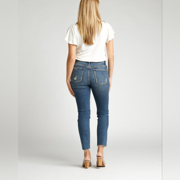 Silver Frisco skinny jeans size 26 - Picture 2 of 15